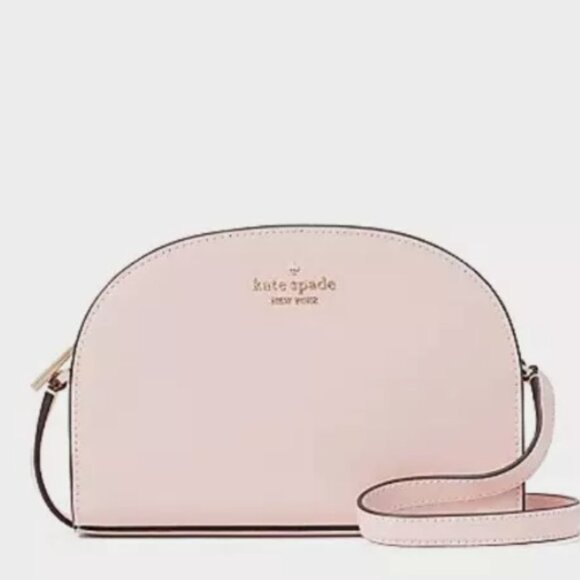 Kate Spade Perry Dome Crossbody Bag in Chalk Pink K8697 Saffiano Leather - Picture 3 of 6